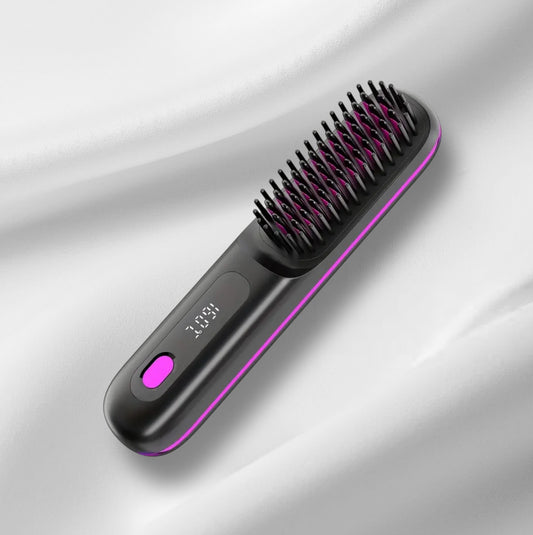 Brosse Lissante et Chauffante - Rechargeable