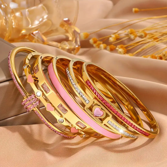 Bracelet en acier inoxydable ensemble