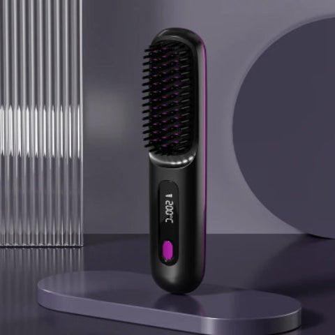Brosse Lissante et Chauffante - Rechargeable