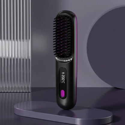 Brosse Lissante et Chauffante - Rechargeable
