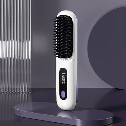 Brosse Lissante et Chauffante - Rechargeable